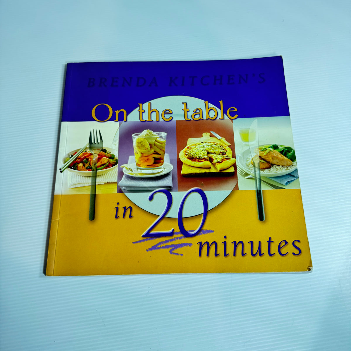 Food in a Flash Cookbook Bundle x 2 : Brenda Kitchen's On the Table in 20 Minutes & Flash In The Plan - Cuisine (3475)