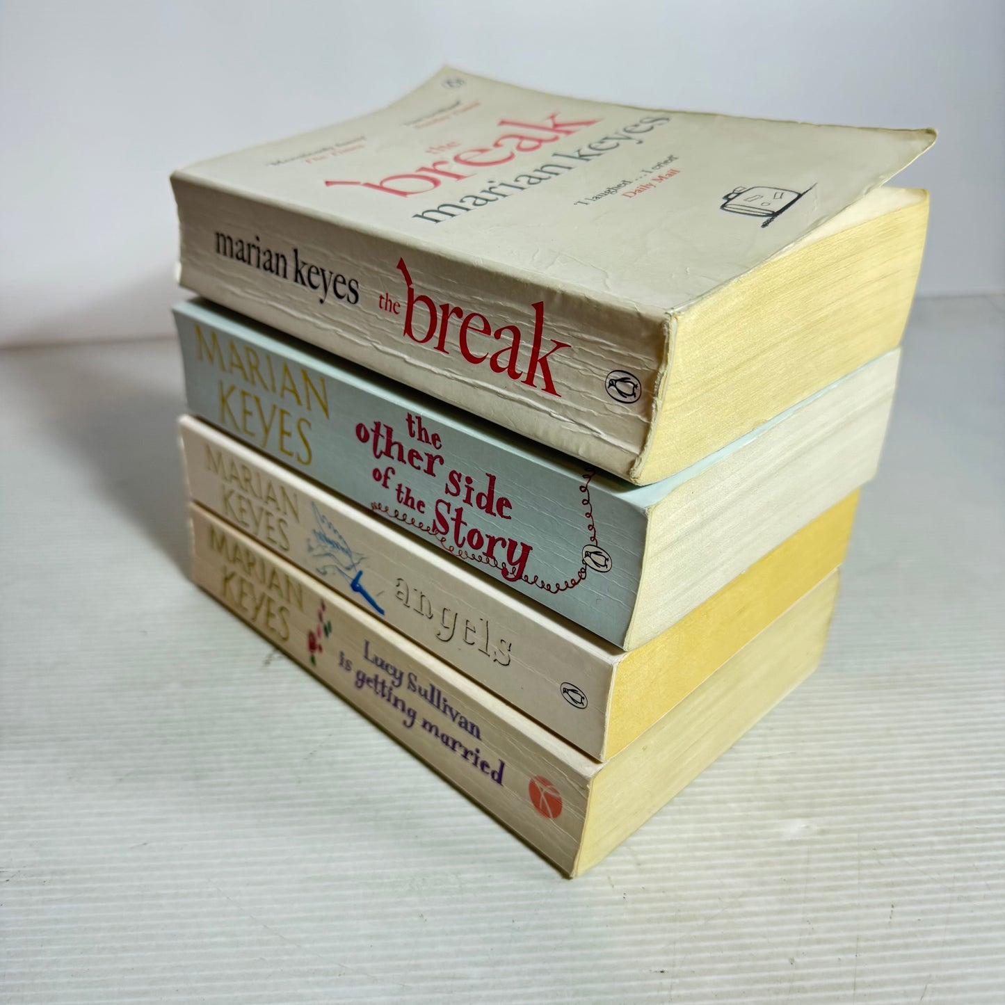 Marian Keyes Book Bundle x 4 : The Break, The Other Side Of the Story, Angels, Lucy Sullivan Is Getting Married (3027)
