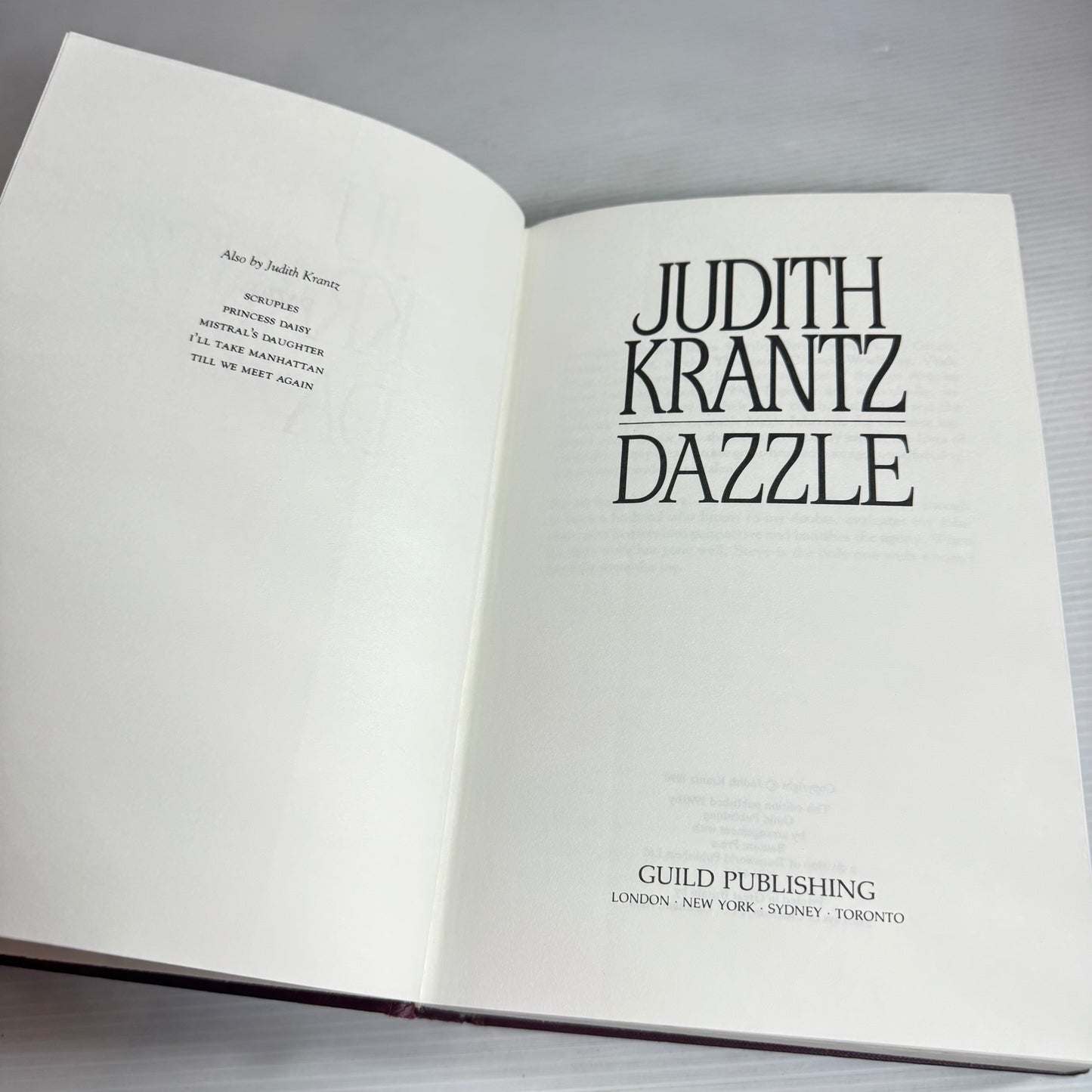 Dazzle - Judith Krantz