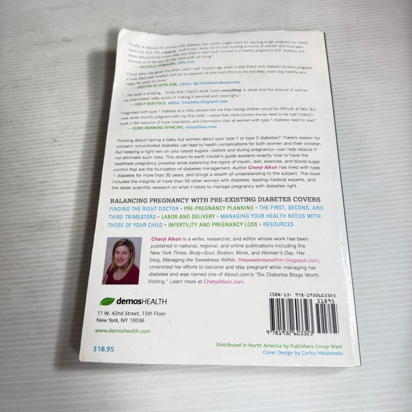 Balancing Pregnancy with Pre-Existing Diabetes : Healthy Mom, Healthy Baby - Cheryl Alkon