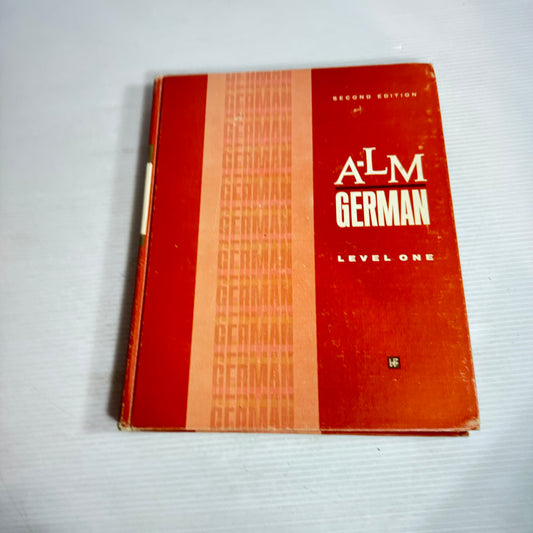 A-LM German Level One 2nd Edition - Harcourt, Brace & World (Vintage 1969)