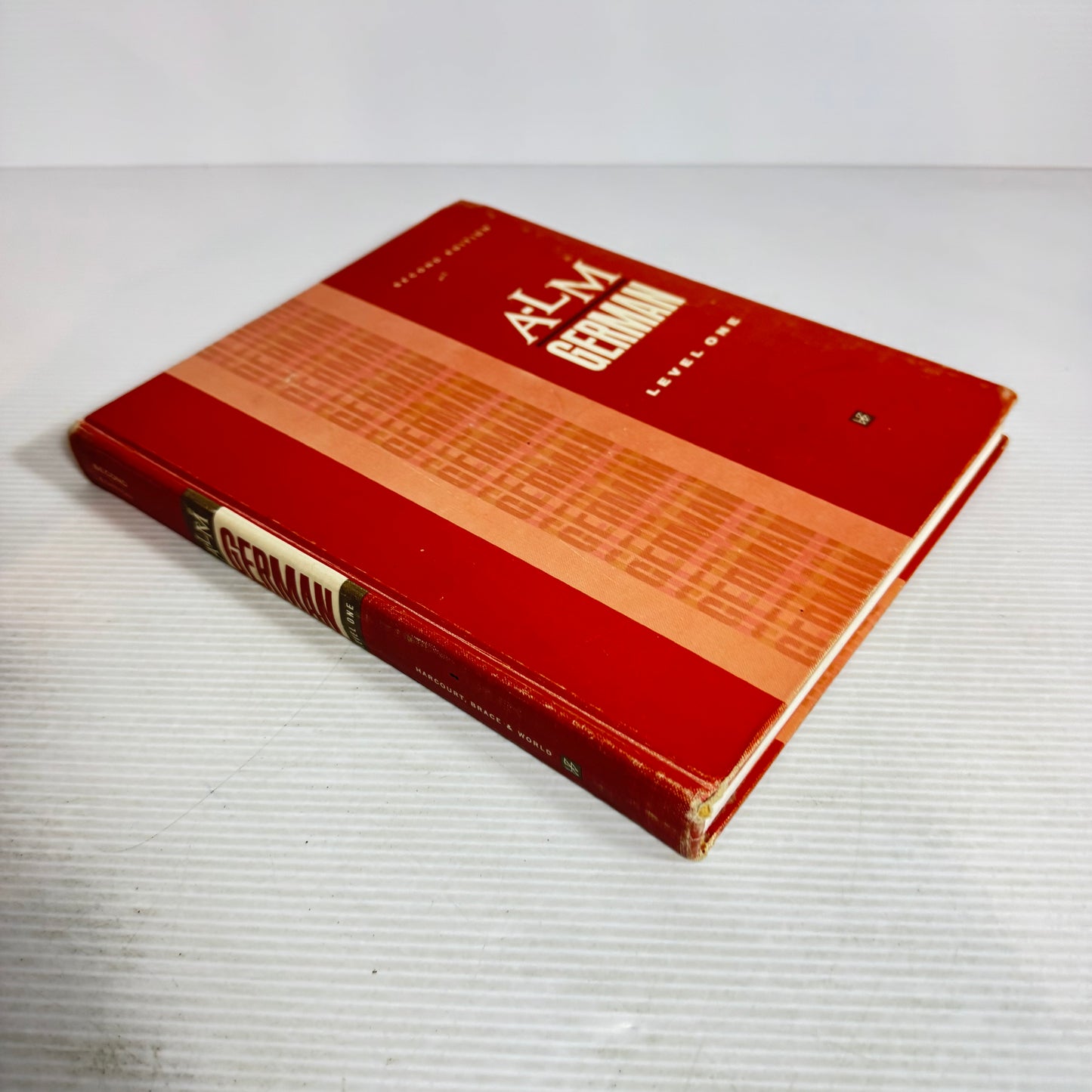 A-LM German Level One 2nd Edition - Harcourt, Brace & World (Vintage 1969)