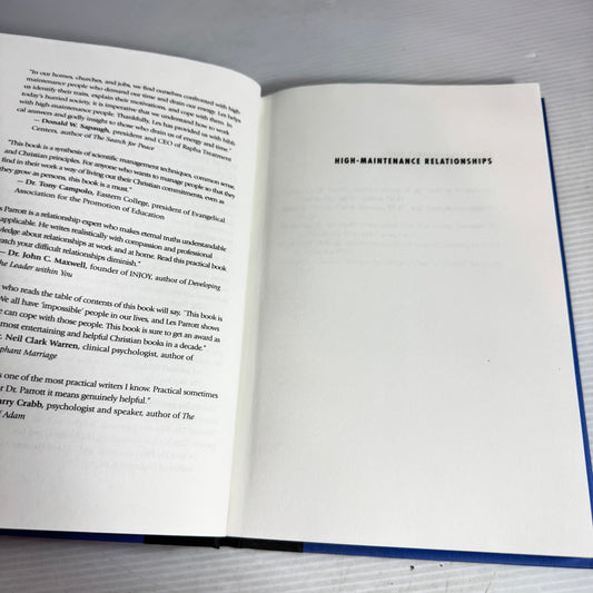 High Maintenance Relationships - Les Parrott