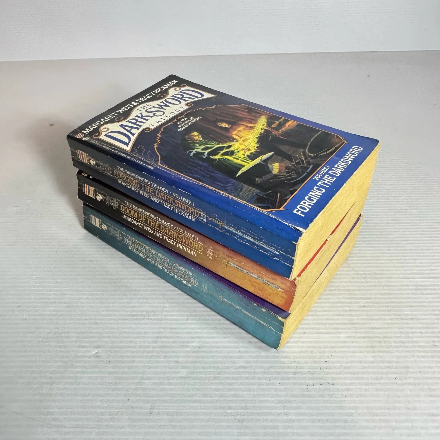 The Darksword Trilogy Vol 1-3 - Margaret Weis & Tracey Hickman (Vintage 1988) (2099)