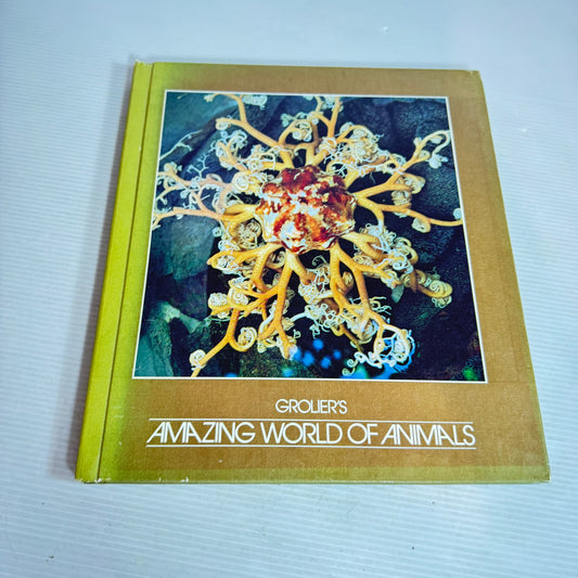 Grolier's Amazing World Of Animals (Vintage 1972)