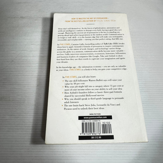 Five Stars : The Communication Secrets to Get From Good To Great - Carmine Gallo