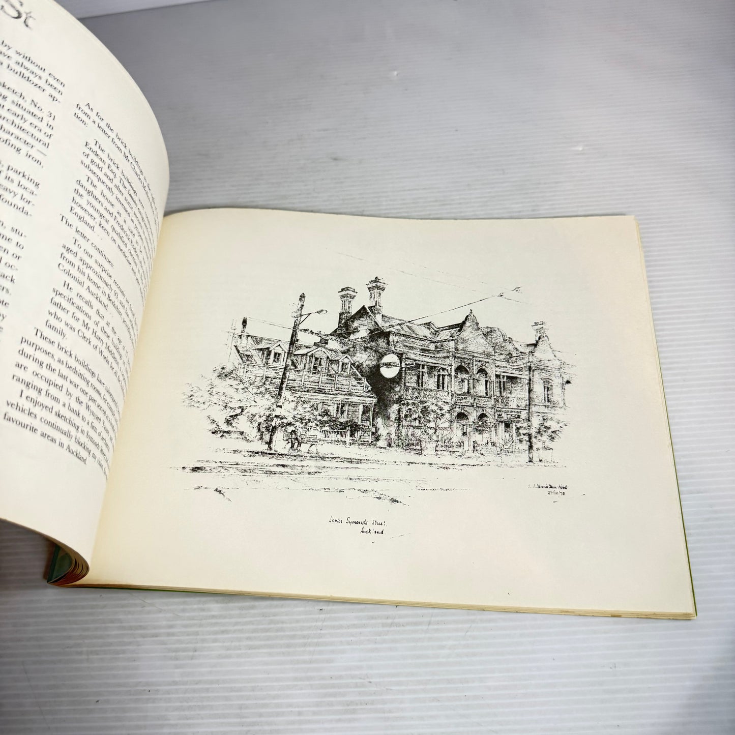 Here and There... Sketching Around New Zealand - S.J. Dennistoun-Wood (Vintage 1978)