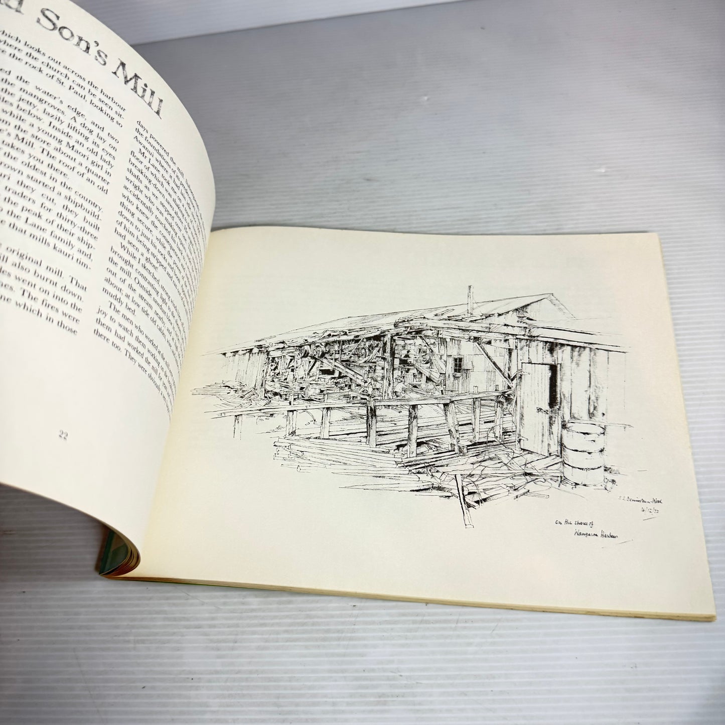 Here and There... Sketching Around New Zealand - S.J. Dennistoun-Wood (Vintage 1978)
