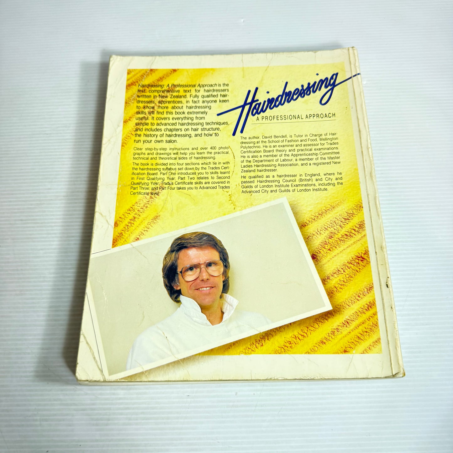 Hairdressing : A Professional Approach - David Bendell (Signed by Author) (Vintage 1986)