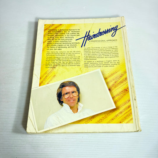 Hairdressing : A Professional Approach - David Bendell (Signed by Author) (Vintage 1986)