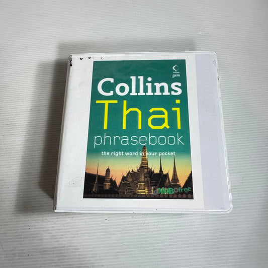 Collins Thai Phrase Book : The Right Word in Your Pocket - Includes CD and Book