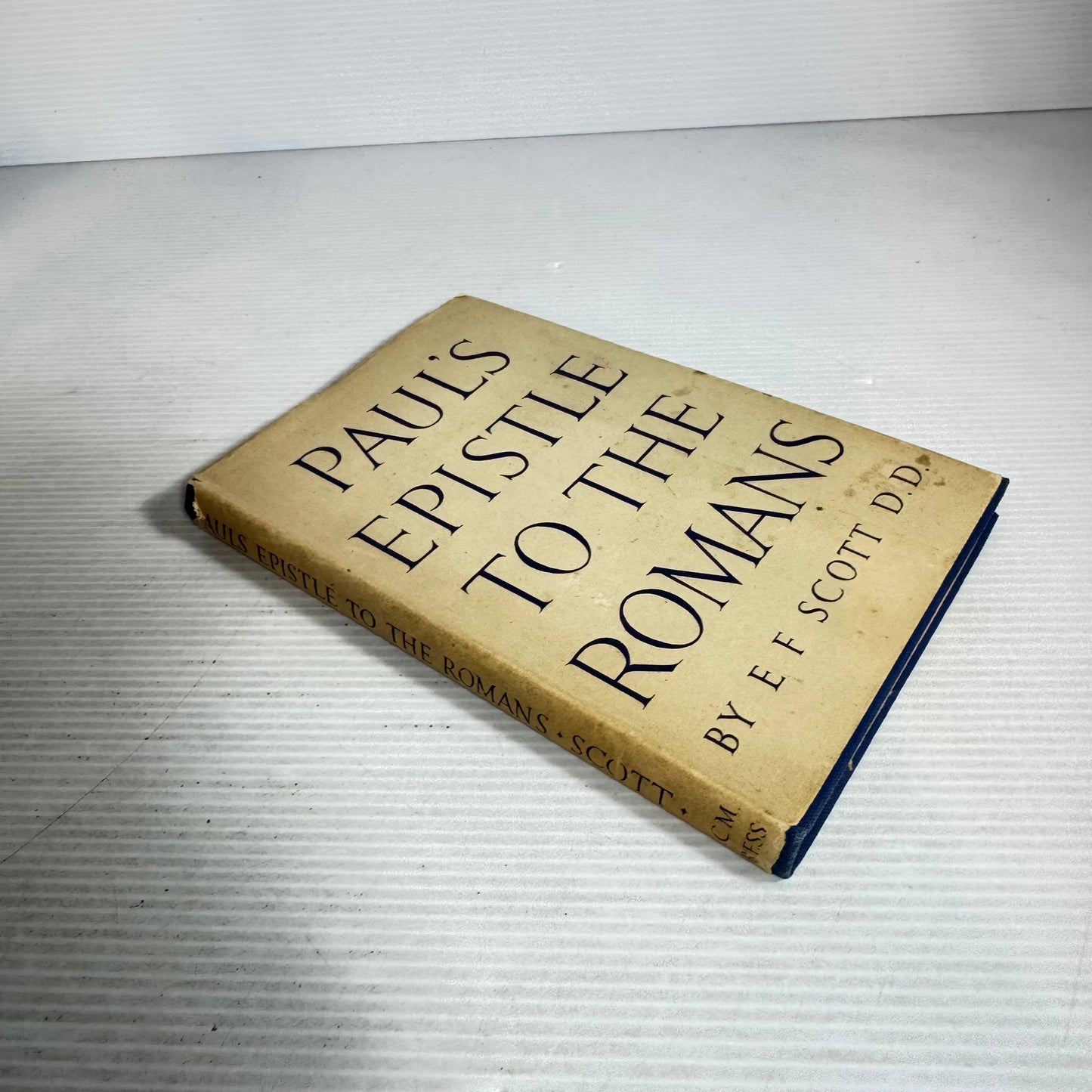 Paul's Epistle To The Romans - E. F. Scott D.D. (Vintage 1947)