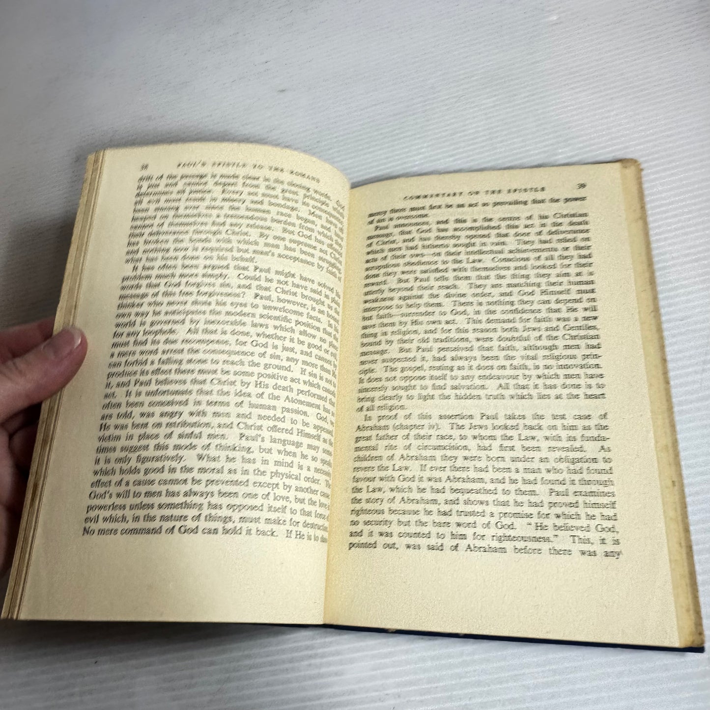 Paul's Epistle To The Romans - E. F. Scott D.D. (Vintage 1947)