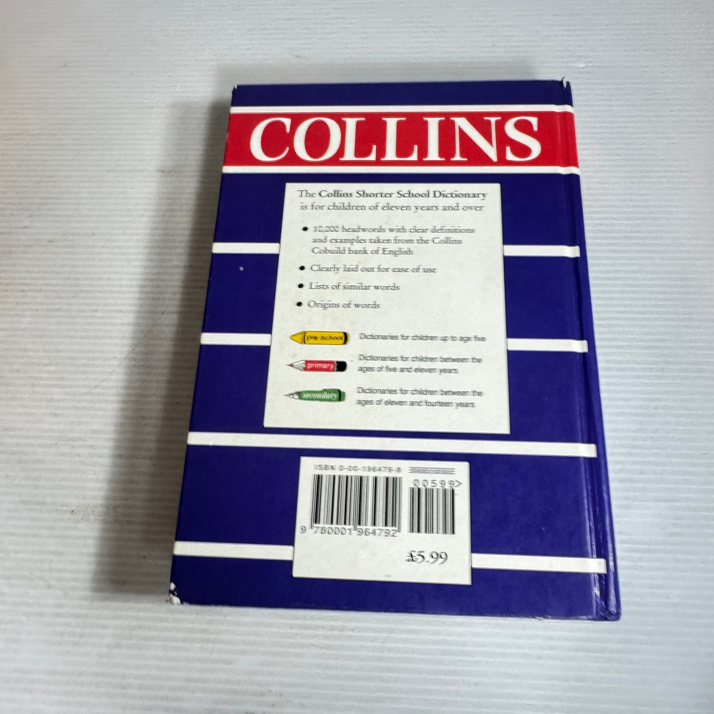 Collins Shorter School Dictionary