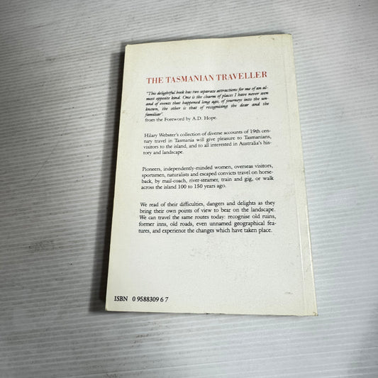 The Tasmanian Traveller : A Nineteenth Century Companion For Modern Travellers (Vintage 1988)
