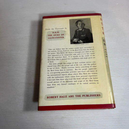 No Time To Kill - Evelyn Bark O.B.E (Vintage 1960 First Edition)