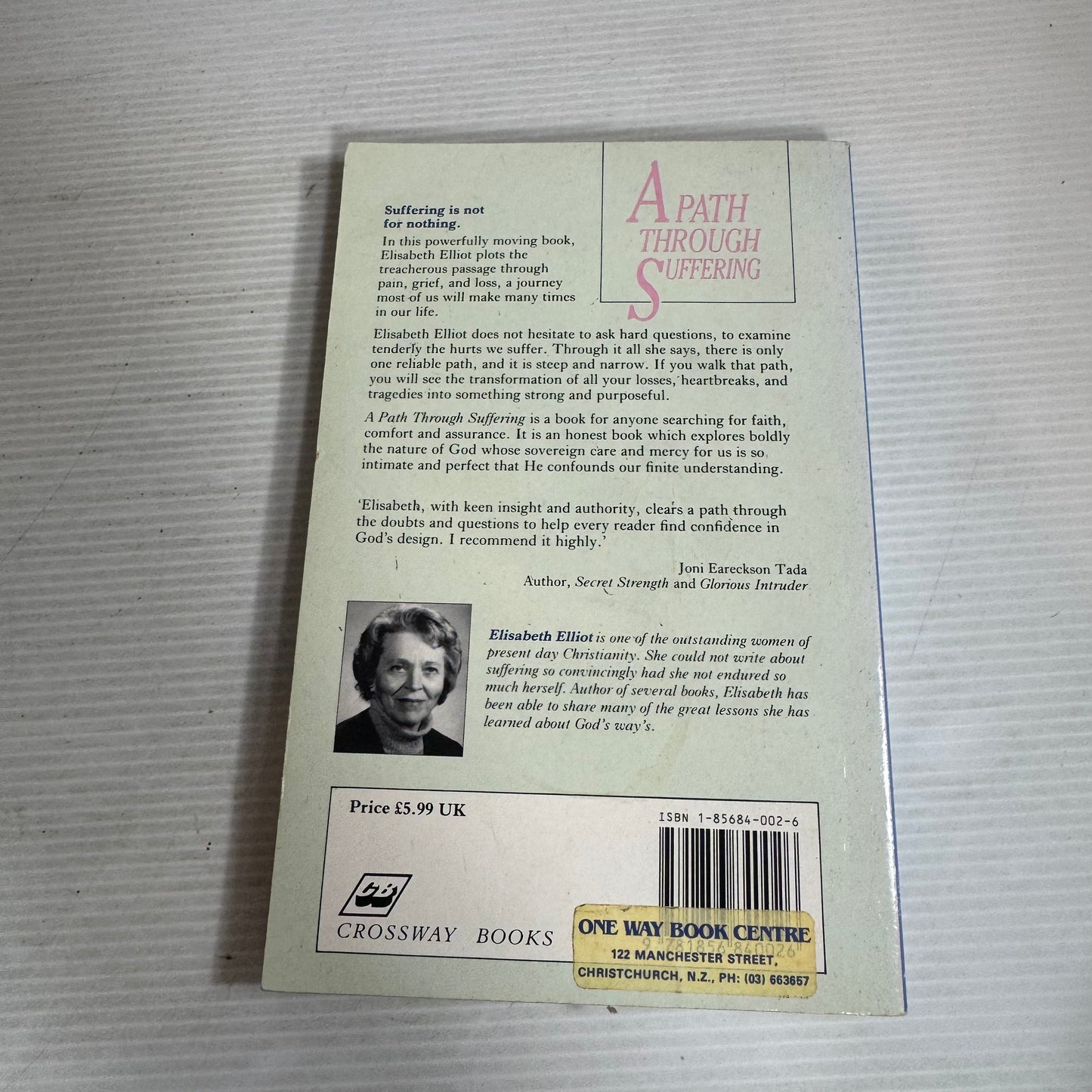 A Path Through Suffering - Elisabeth Elliot (Vintage 1991)