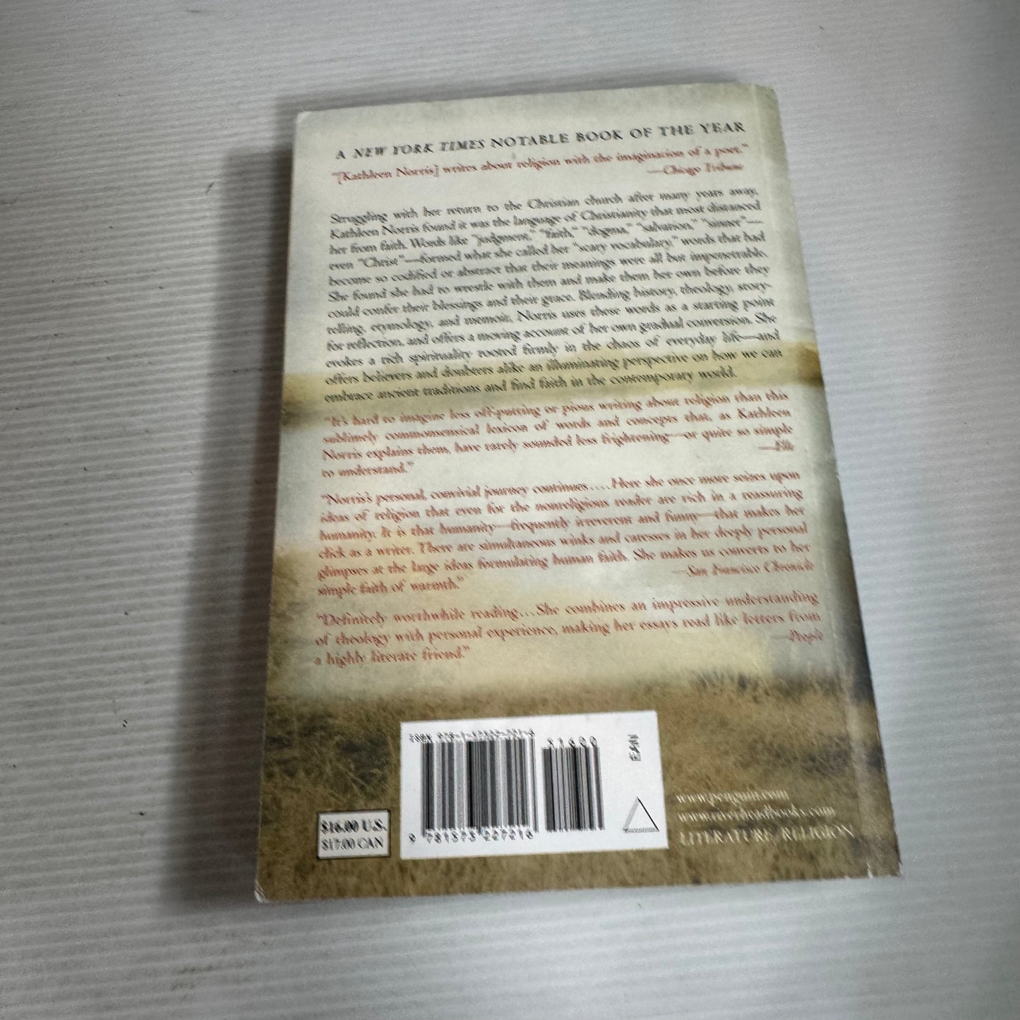 A Vocabulary Of Faith Amazing Grace - Kathleen Norris