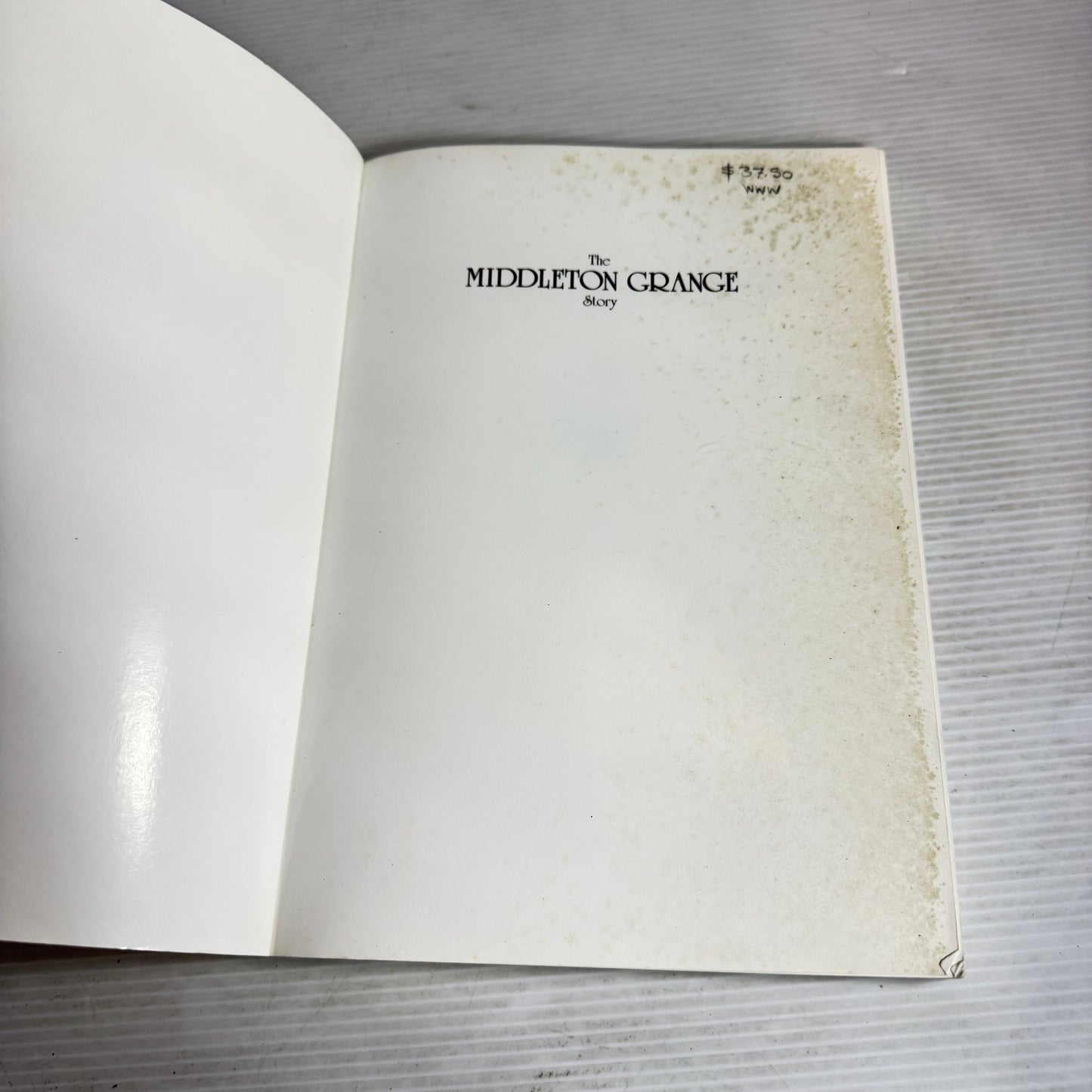 The Middleton Grange Story - Eric Dunlop (Vintage 1989)