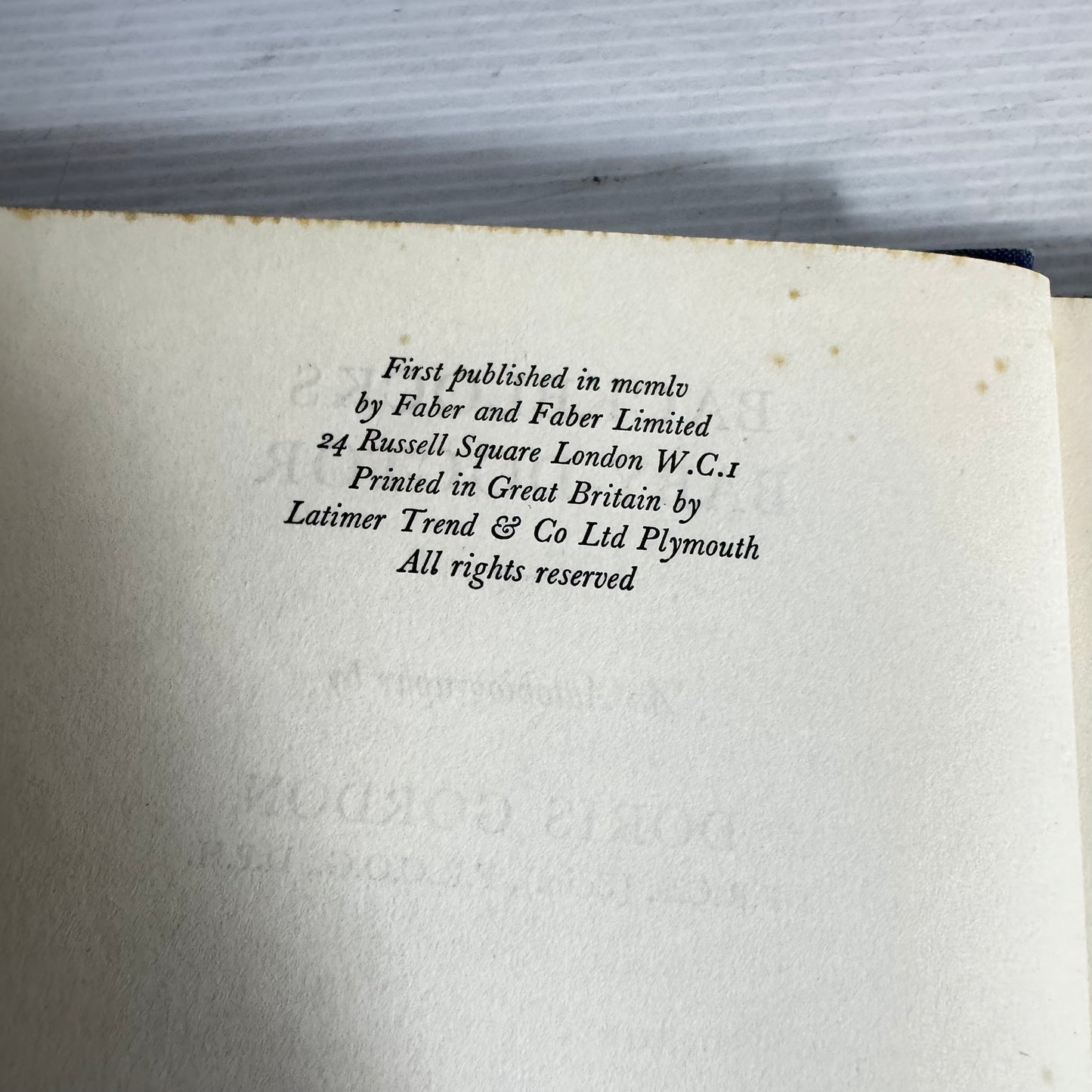 Back-Blocks Baby-Doctor An Autobiography By Doris Gordon (Vintage c1950s)