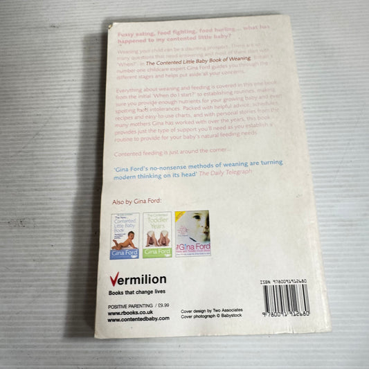 The Contented Little Baby Book of Weaning - Gina Ford (Water Damaged)