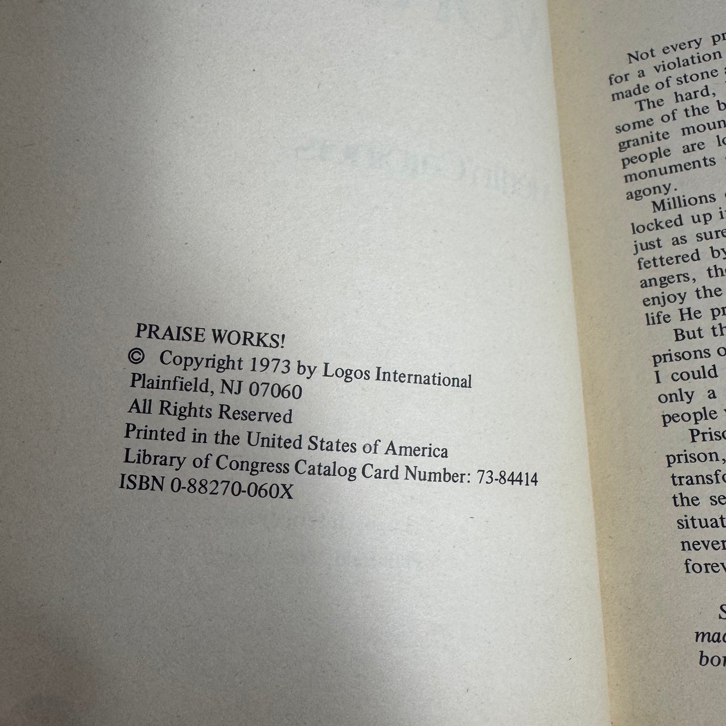 Praise Works! - Merlin Carothers (Vintage 1973)