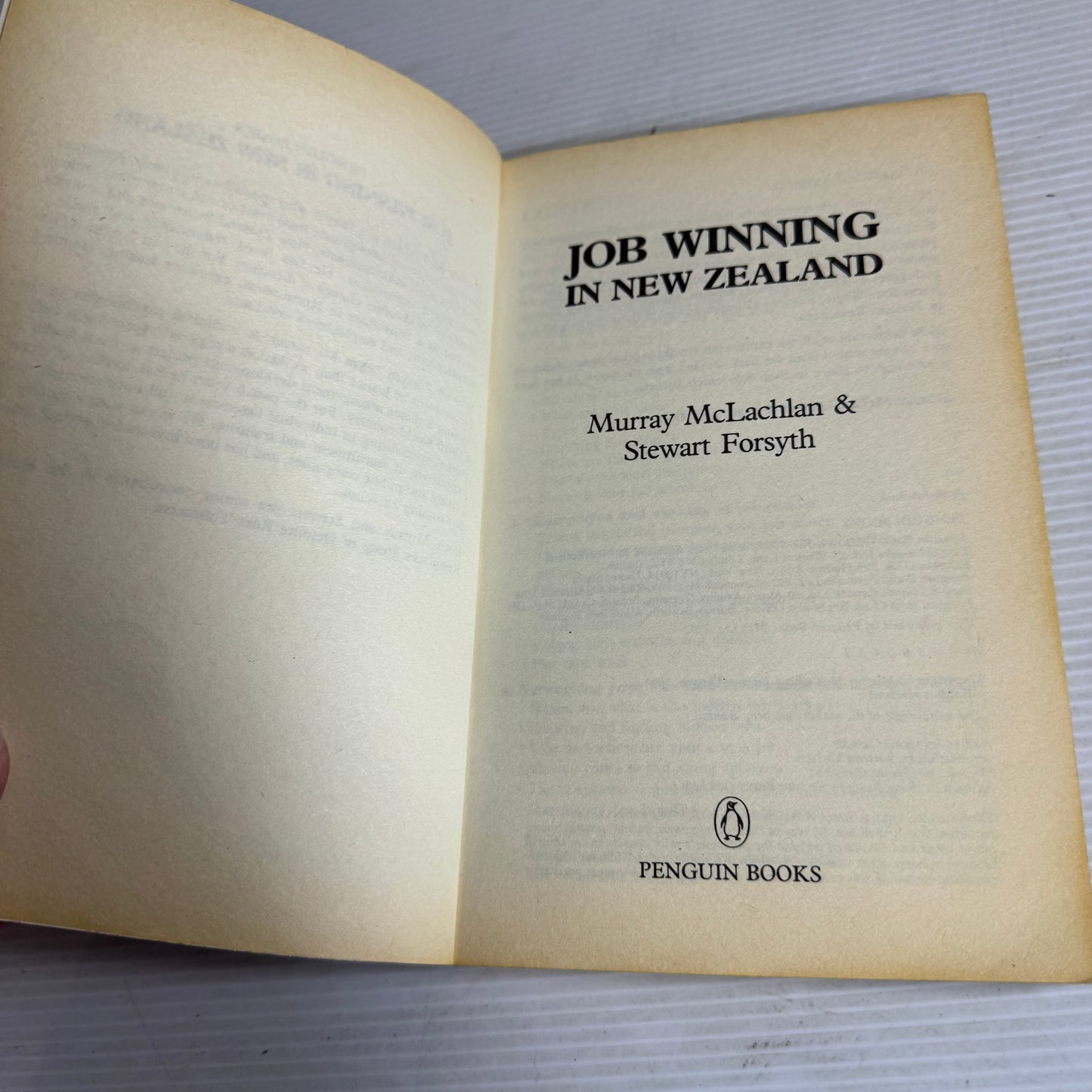 Job Winning in New Zealand - Murray McLachlan & Stewart Forsyth