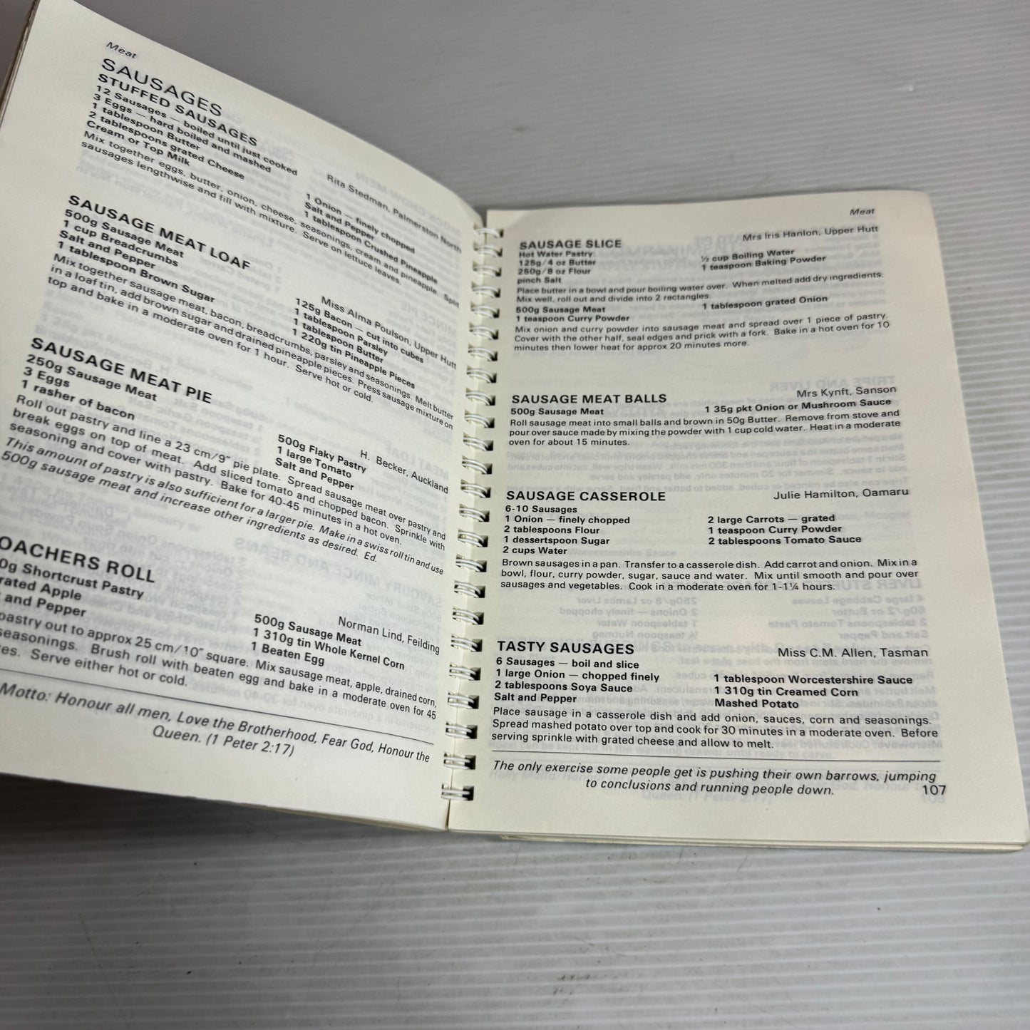 Rally Cook Book 2 - New Zealand Every Boy's and Every Girl's Rallies (Vintage 1987) (Copy)