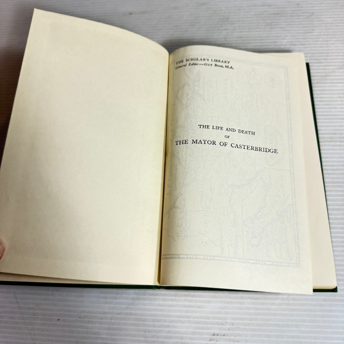 The Life and Death of The Mayor of Casterbridge - Thomas Hardy (Vintage 1958)