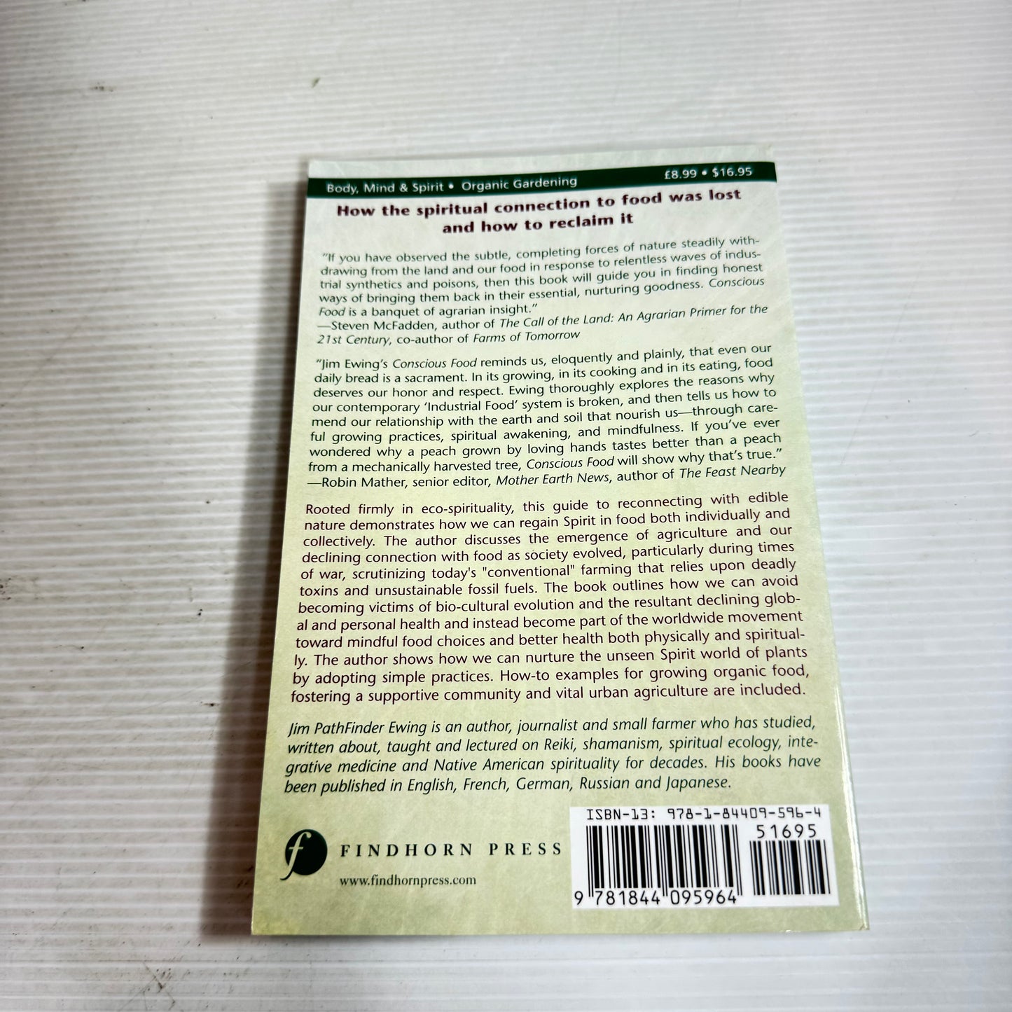 Conscious Foods : Sustainable Growing, Spiritual Eating - Jim PathFinder Ewing