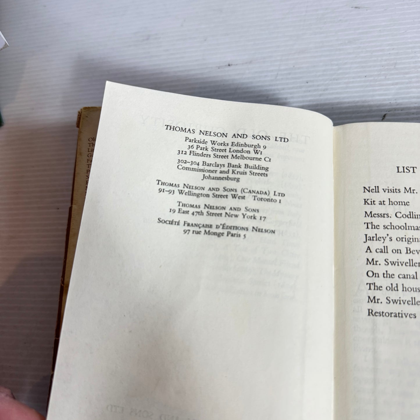 The Old Curiosity Shop - Charles Dickens (Vintage c1940)