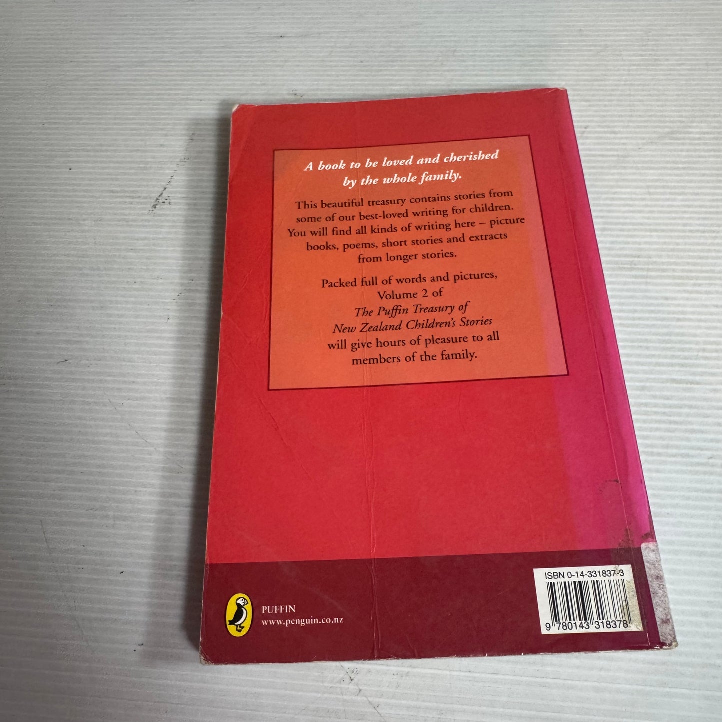 The Puffin Treasury of New Zealand Children's Stories Volume 2 - edited by Jenni Keestra