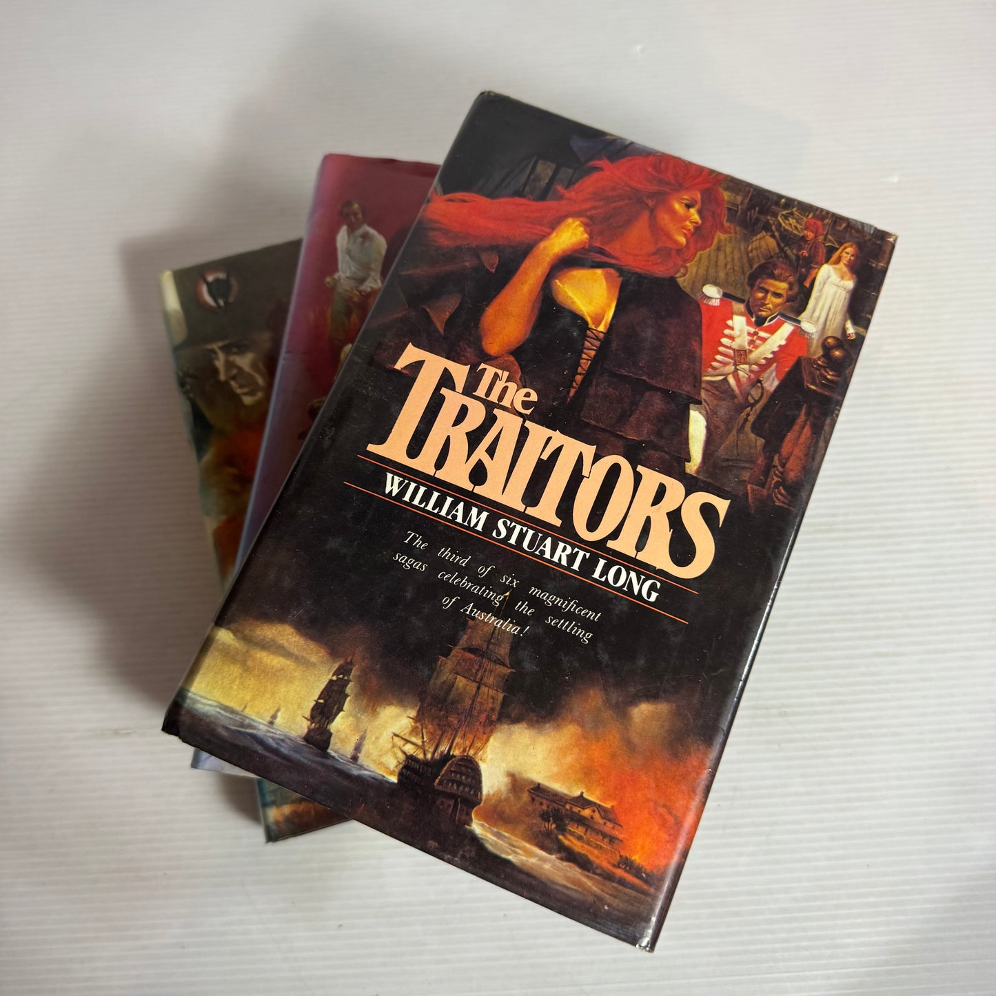 William Stuart Long Vintage Book Bundle x 3 : The Traitors, The Colonists, The Adventures (2829)