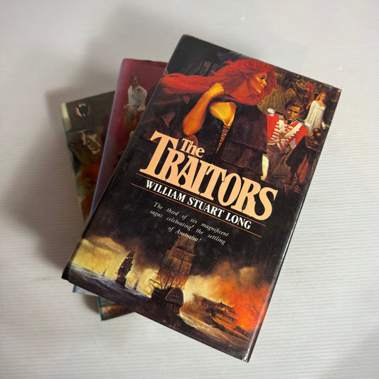William Stuart Long Vintage Book Bundle x 3 : The Traitors, The Colonists, The Adventures (2829)