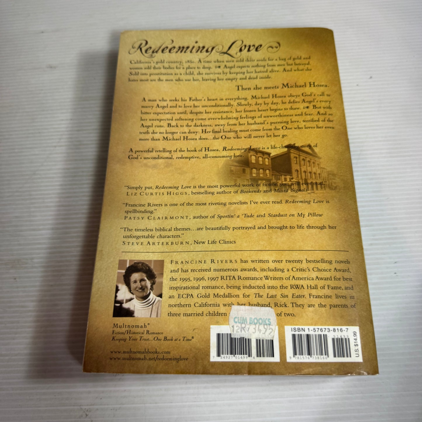 Redeeming Love - Francine Rivers