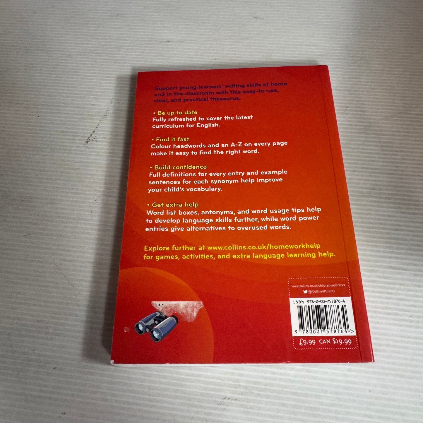 Collins Primary Thesaurus : Boost Your Word Power Age 8+
