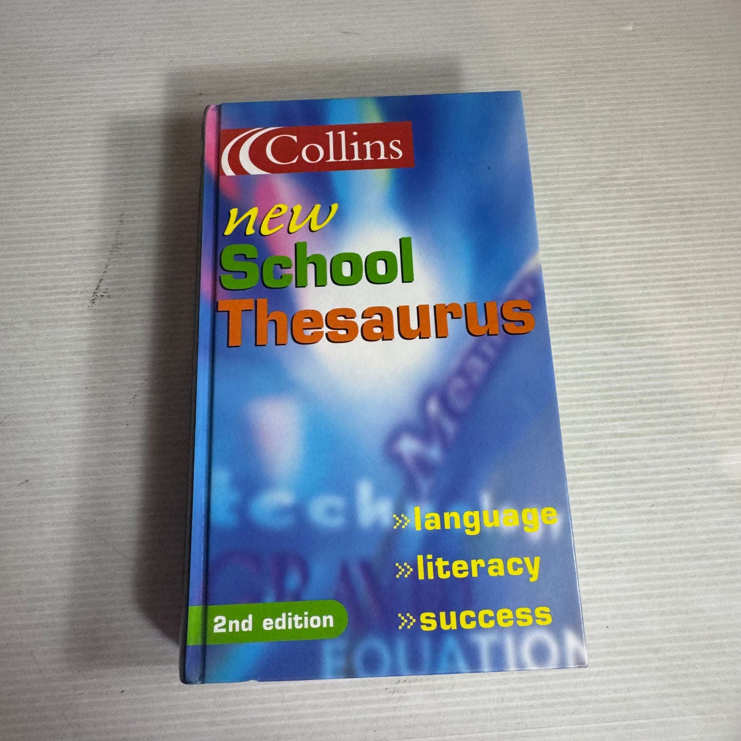 Collins New School Thesaurus 2nd Ed