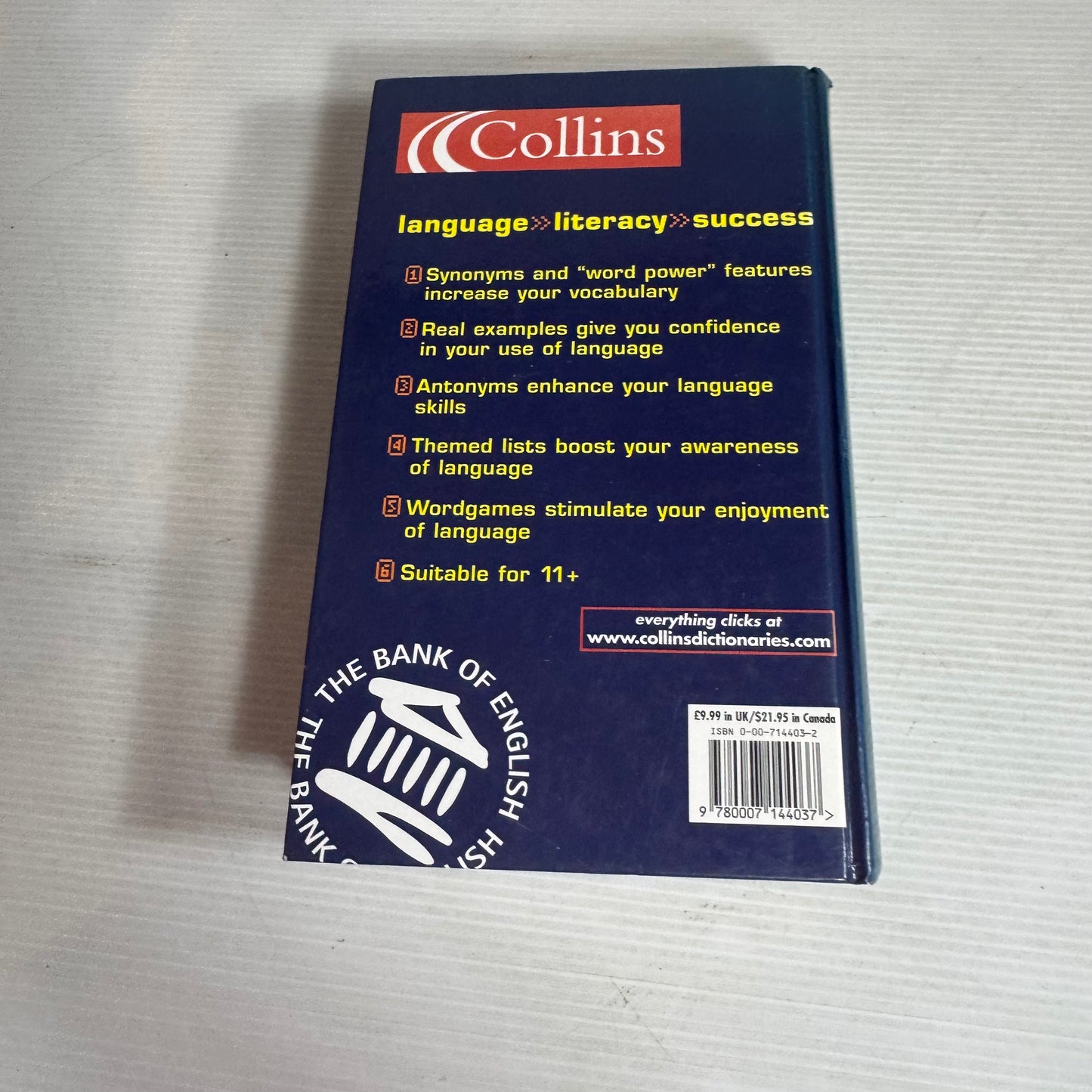 Collins New School Thesaurus 2nd Ed
