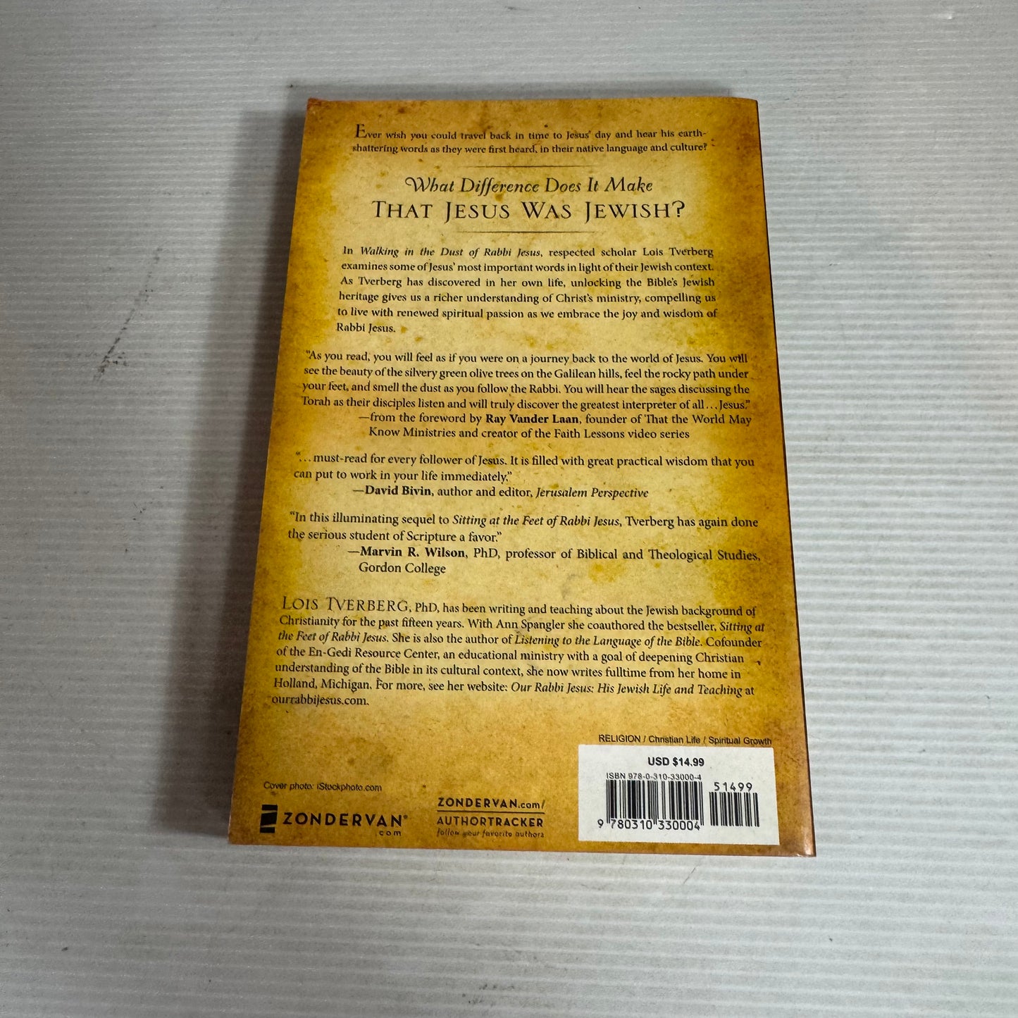 Walking In The Dust Of Rabbi Jesus - Lois Tverberg