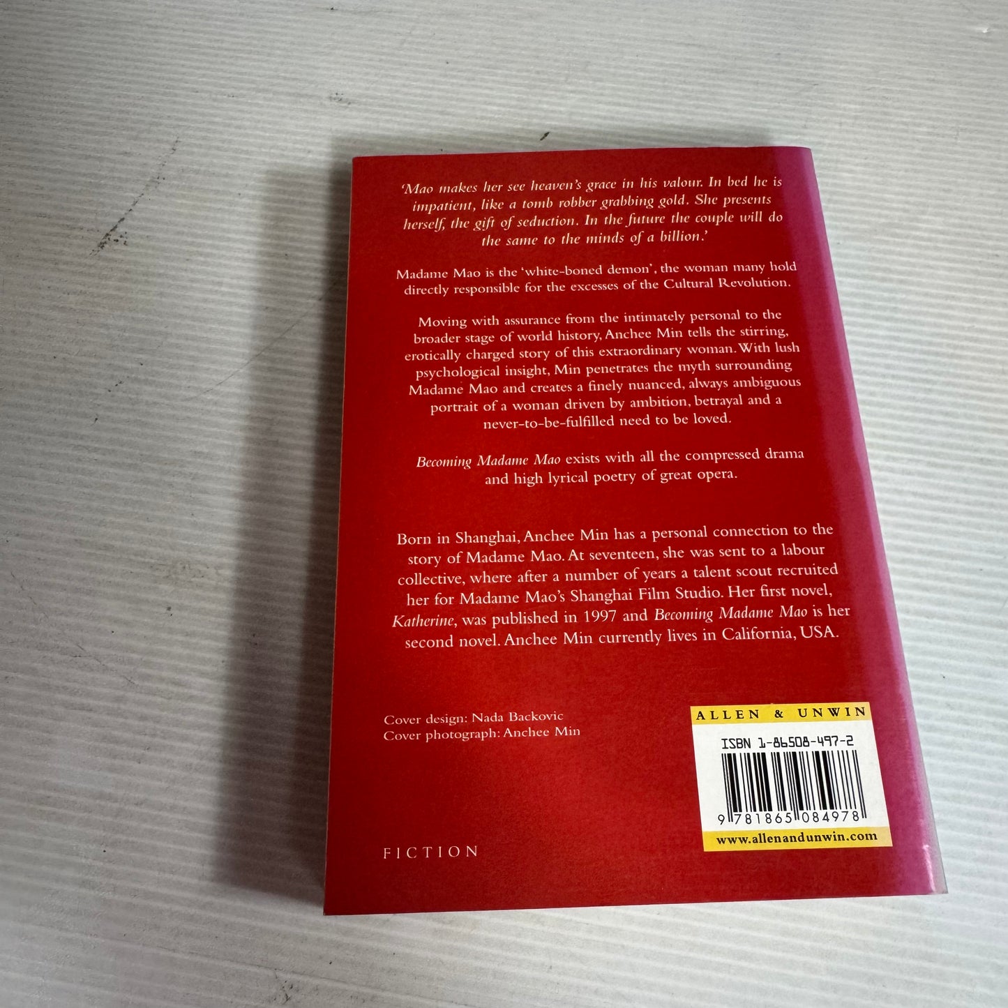 Becoming Madame Mao - Anchee Min