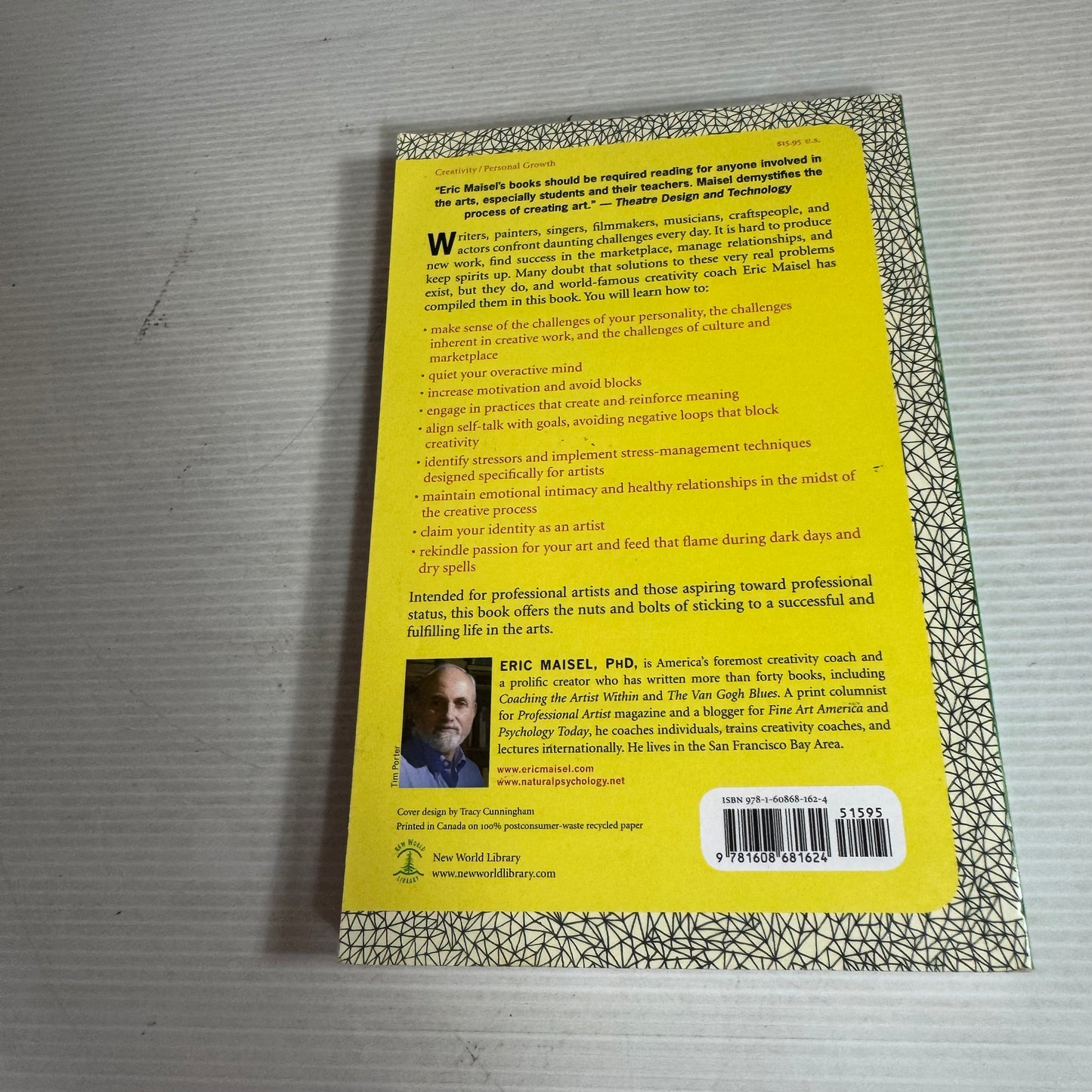 Making Your Creative Mark : Nine Keys to Achieving Your Artistic Goals - Eric Maisel