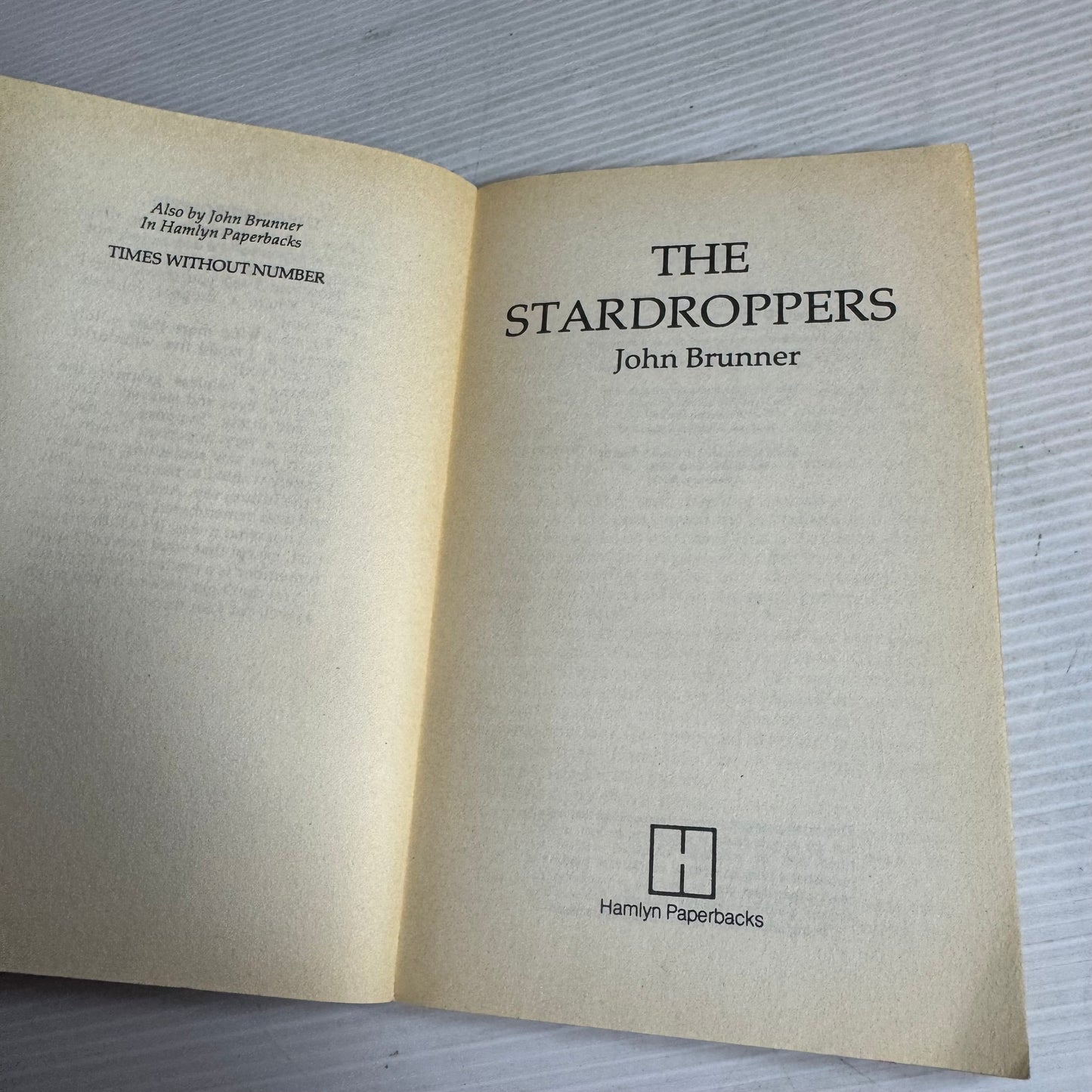 The Stardroppers - John Brunner (Vintage 1982)