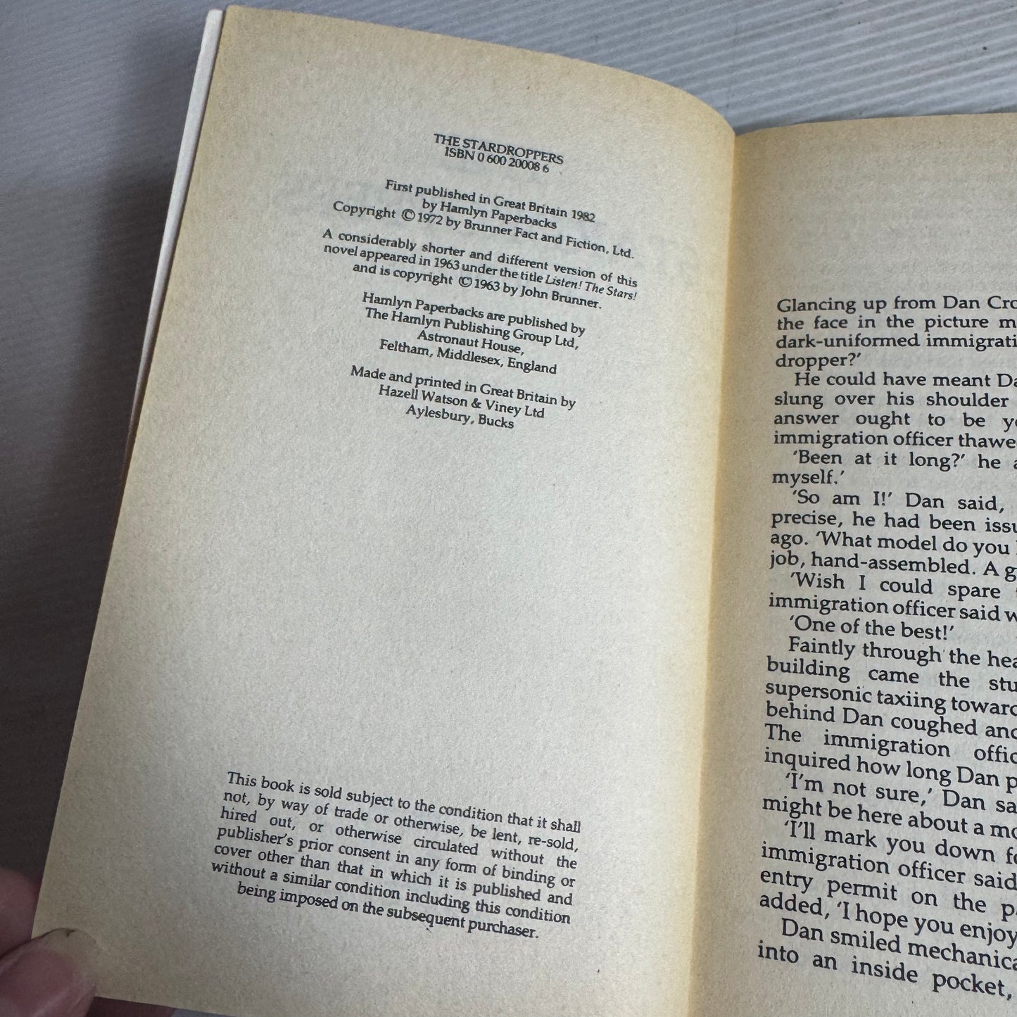 The Stardroppers - John Brunner (Vintage 1982)