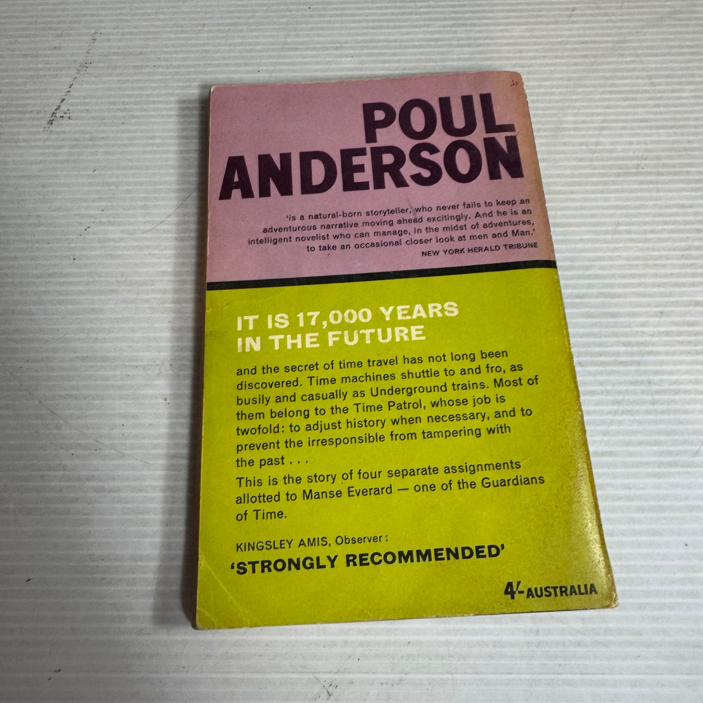 Guardians Of Time - Poul Anderson (Vintage 1961)