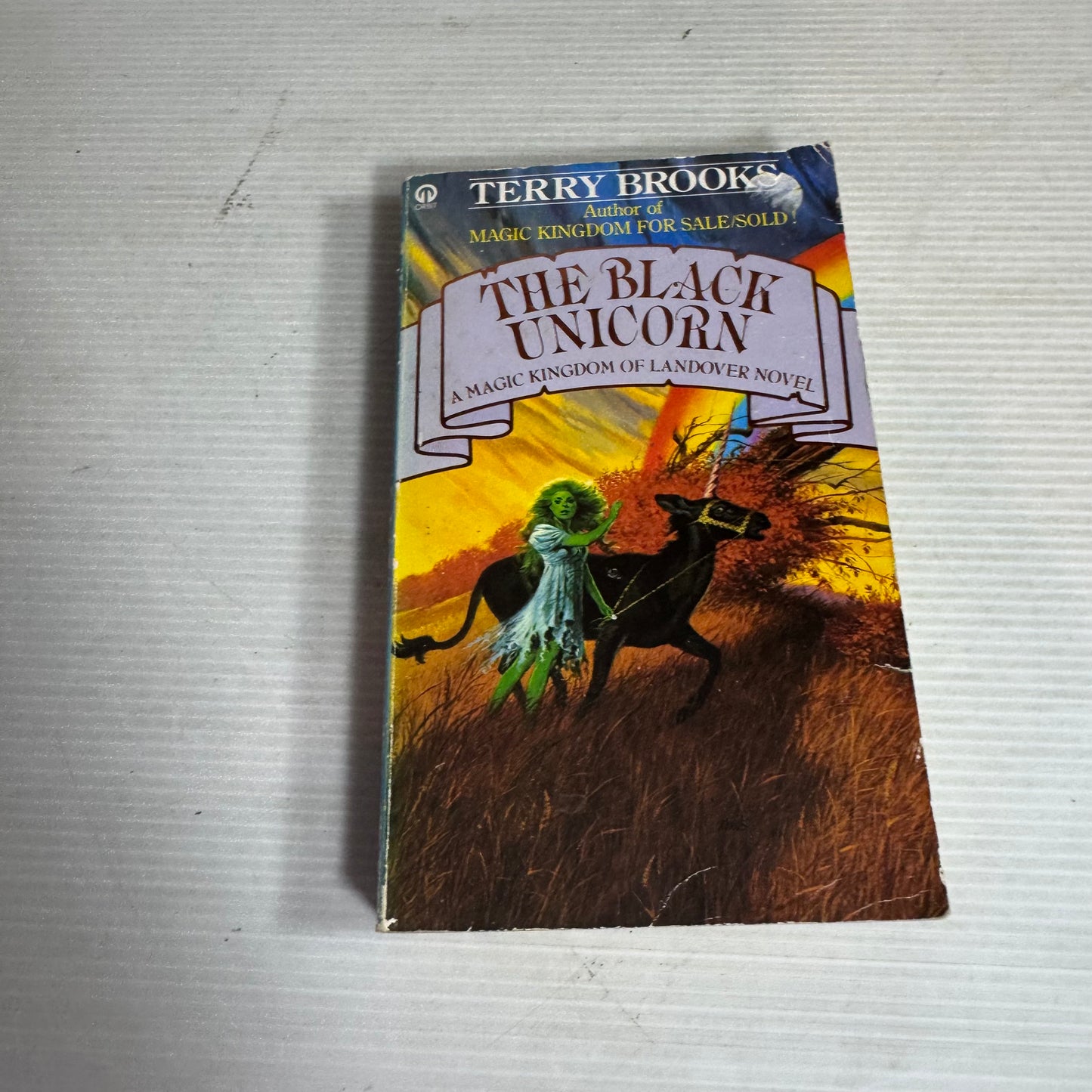 The Black Unicorn: A Magic Kingdom Of Landover Novel - Terry Brooks (Vintage 1987)