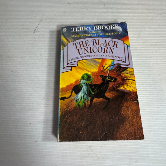 The Black Unicorn: A Magic Kingdom Of Landover Novel - Terry Brooks (Vintage 1987)