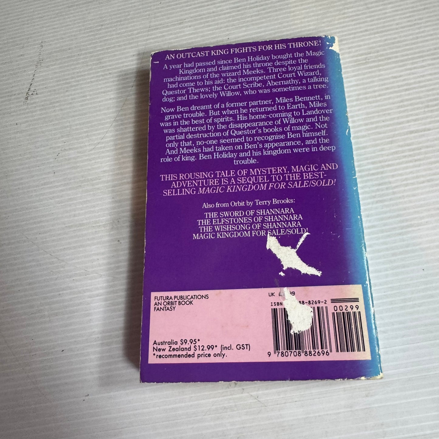 The Black Unicorn: A Magic Kingdom Of Landover Novel - Terry Brooks (Vintage 1987)