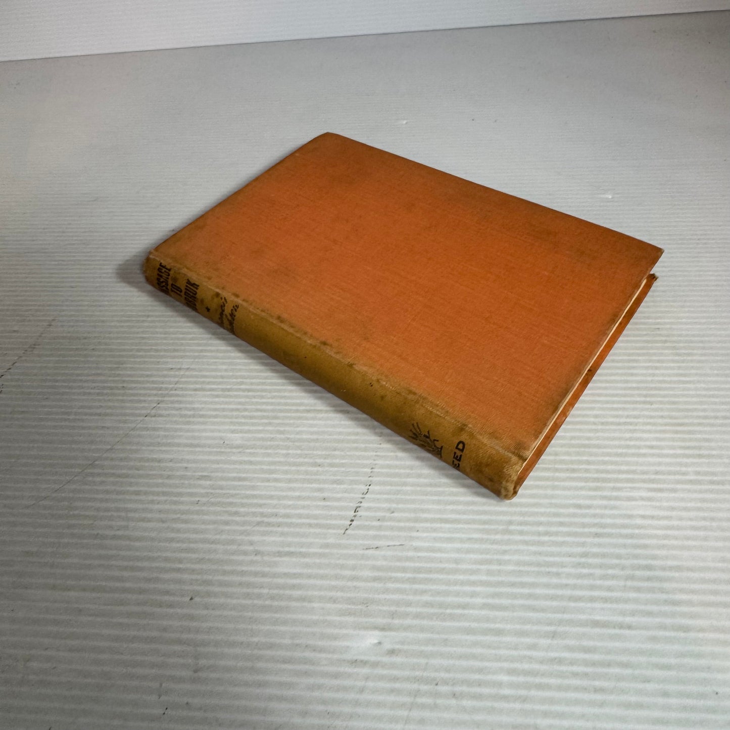 Passage To Tobruk: The Dairy Of A Kiwi In The Middle East - Francis Jackson (First Edition 1945)