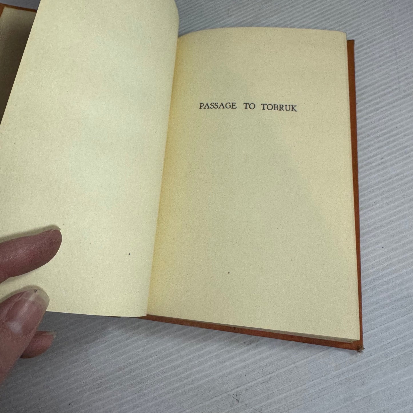 Passage To Tobruk: The Dairy Of A Kiwi In The Middle East - Francis Jackson (First Edition 1945)