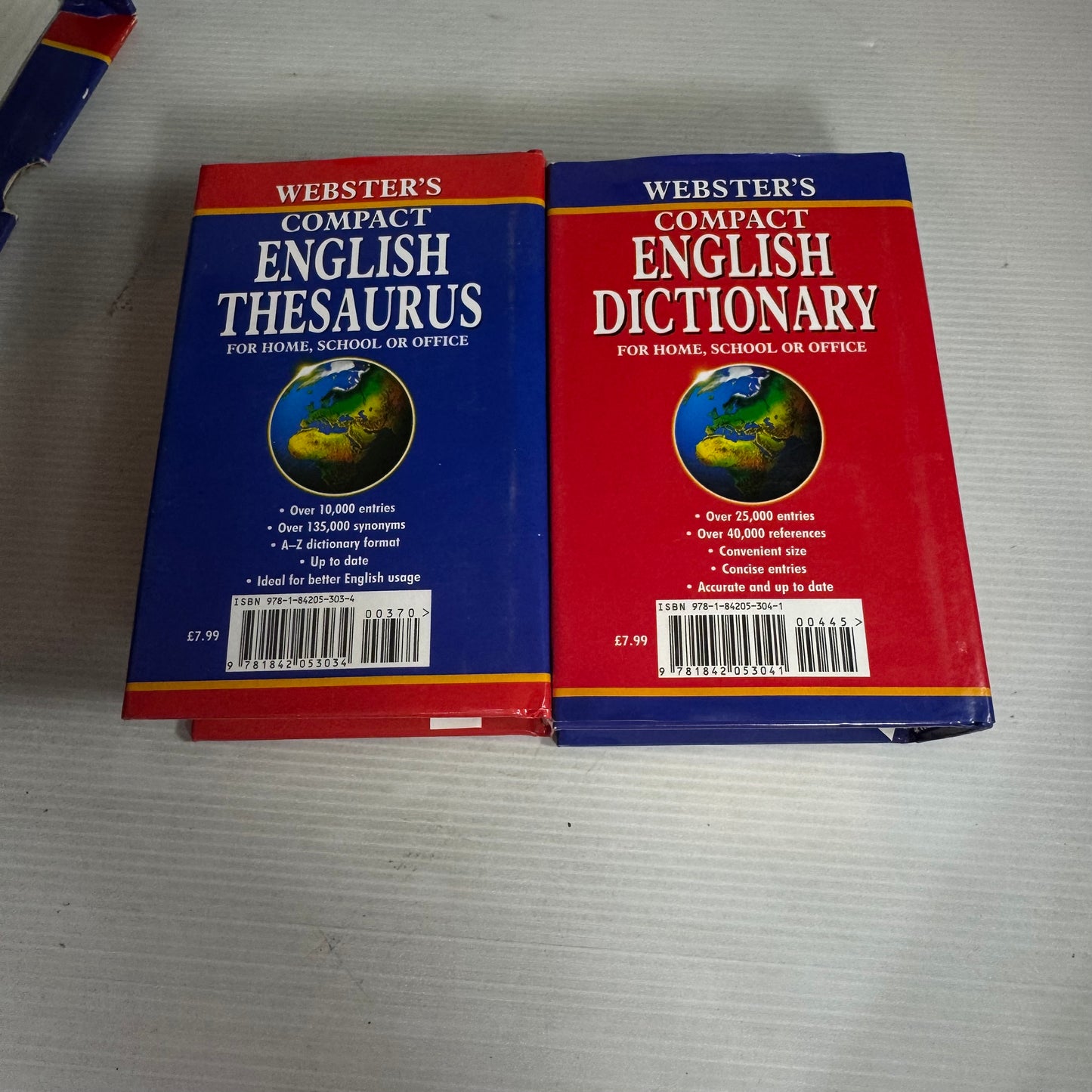 Webster's Compact English Dictionary And English Thesaurus